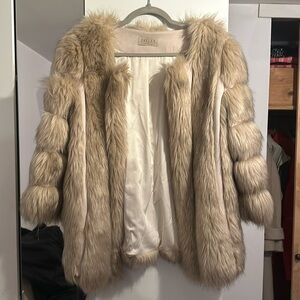 Faux fur coat
